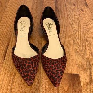 Butter Red/Black Kitten Heels